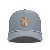 Edmonton Oilers Levelwear Gordon Copper Insignia Vented Adjustable Hat Gray