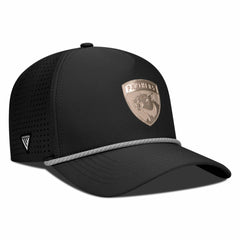 Florida Panthers Levelwear Gordon Copper Insignia Vented Adjustable Hat Black
