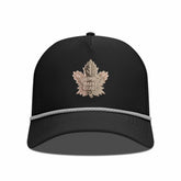 Toronto Maple Leafs Levelwear Gordon Copper Insignia Vented Adjustable Hat Black