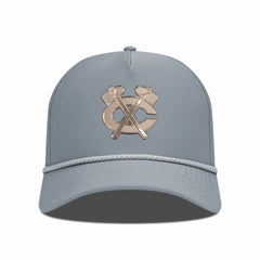 Chicago Blackhawks Levelwear Gordon Copper Insignia Vented Adjustable Hat Gray