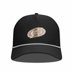 Carolina Hurricanes Levelwear Gordon Copper Insignia Vented Adjustable Hat Black