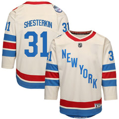 Igor Shesterkin New York Rangers Outerstuff Youth 2026 NHL Winter Classic Premier Jersey White