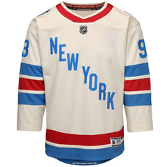 Mika Zibanejad New York Rangers Outerstuff Youth 2026 NHL Winter Classic Premier Jersey White
