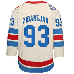 Mika Zibanejad New York Rangers Outerstuff Youth 2026 NHL Winter Classic Premier Jersey White