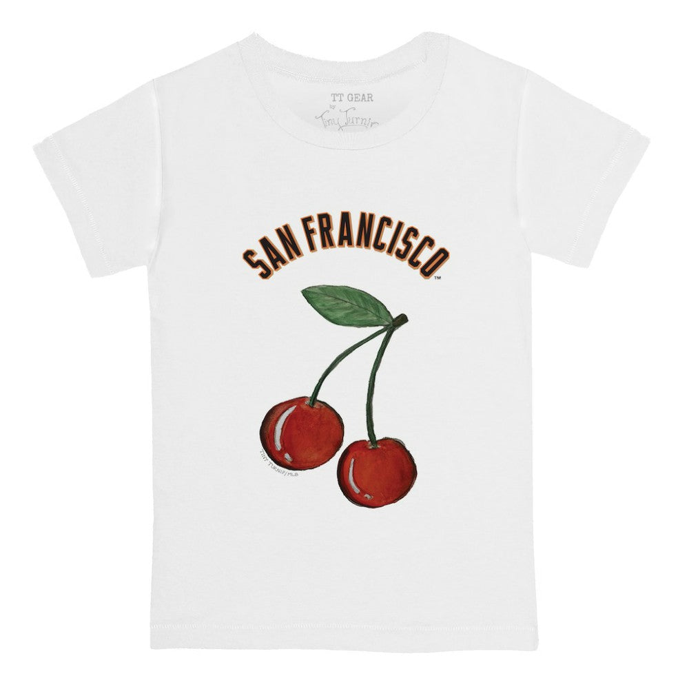 San Francisco Giants Tiny Turnip Youth Cherries T-Shirt White