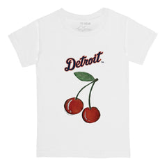 Detroit Tigers Tiny Turnip Youth Cherries T-Shirt White