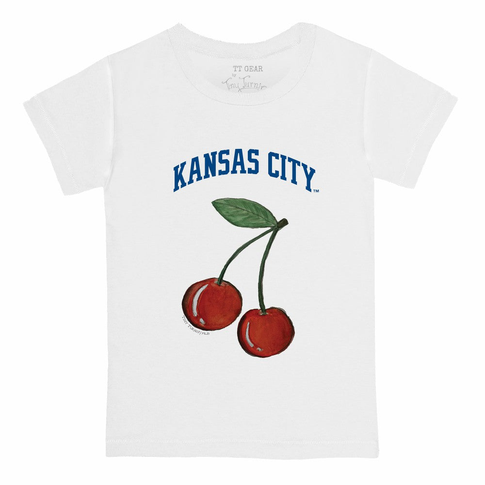 Kansas City Royals Tiny Turnip Youth Cherries T-Shirt White