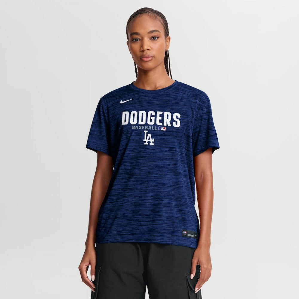 Los Angeles Dodgers Women's Authentic Collection Velocity Dri-FIT T-Shirt Royal | Nike
