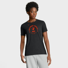 Baltimore Orioles Women's Authentic Collection Early Work Tri-Blend Dri-FIT T-Shirt Black | Nike