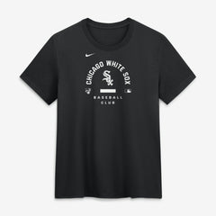 Chicago White Sox Women's Authentic Collection Early Work Tri-Blend Dri-FIT T-Shirt Black | Nike