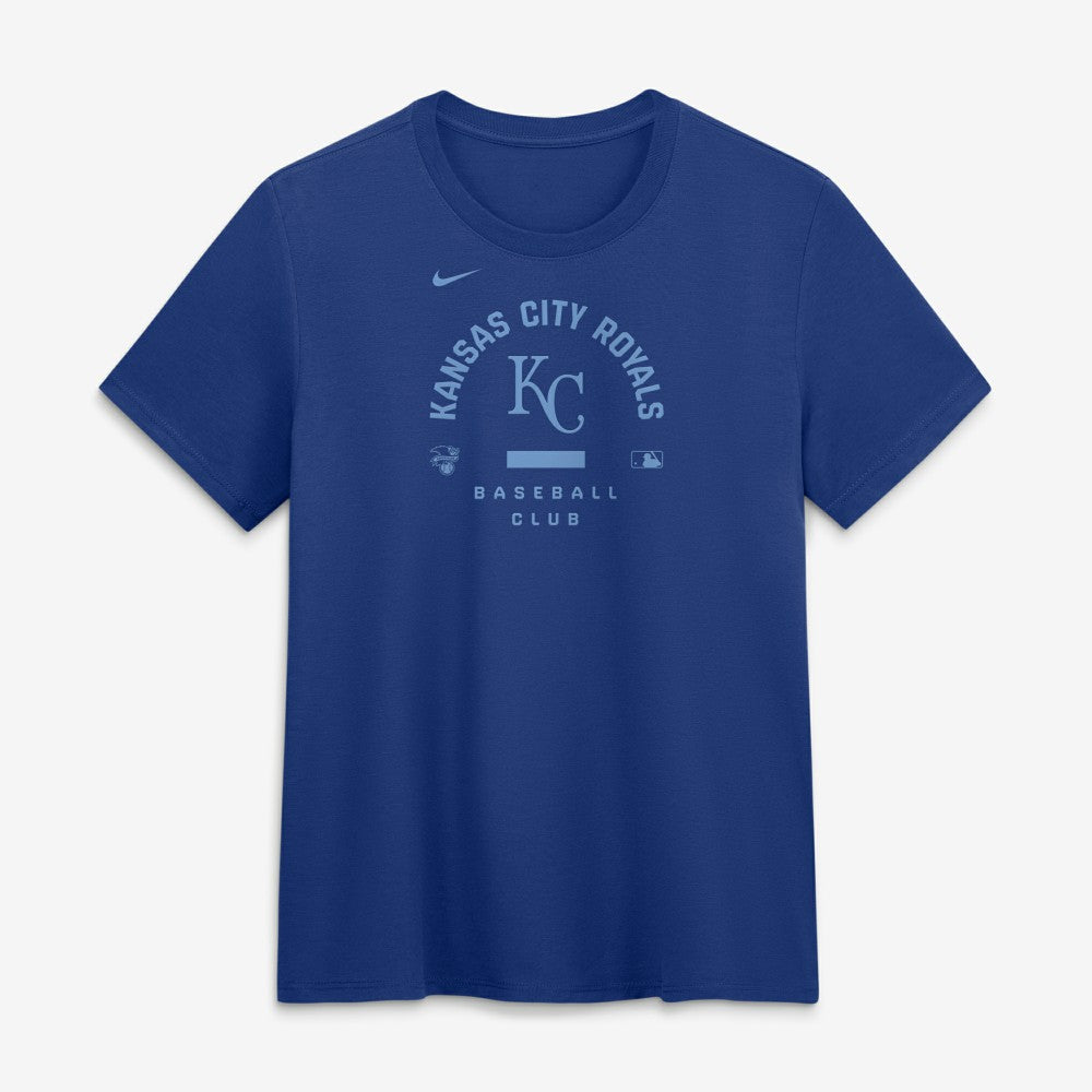 Kansas City Royals Women's Authentic Collection Early Work Tri-Blend Dri-FIT T-Shirt Royal | Nike