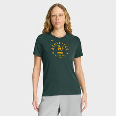 Athletics Women's Authentic Collection Early Work Tri-Blend Dri-FIT T-Shirt Green | Nike