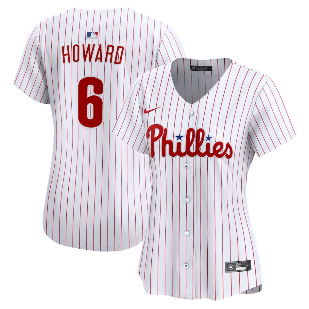 Ryan Howard Philadelphia Phillies Women's Limited Jersey - White