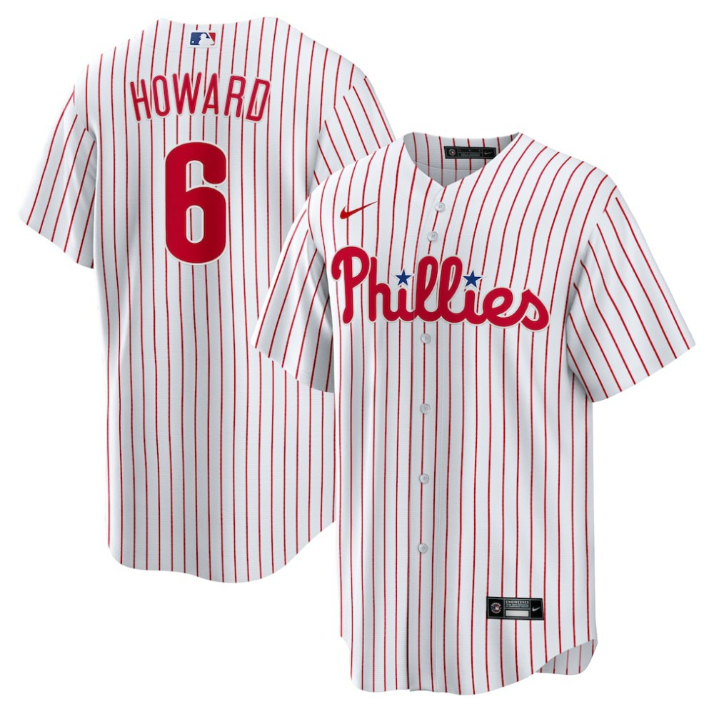 Ryan Howard Philadelphia Phillies Replica Player Jersey White | Nike