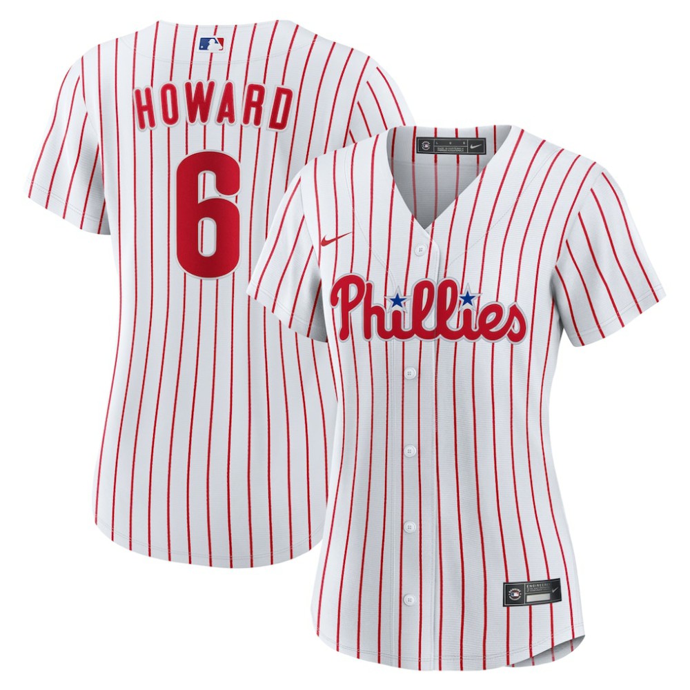 Ryan Howard Philadelphia Phillies Women's Replica Jersey White | Nike