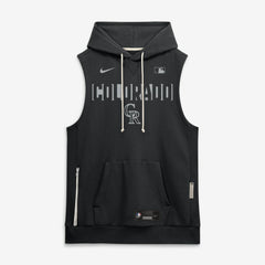 Colorado Rockies Authentic Collection Standard Issue Dri-FIT Sleeveless Hoodie Black | Nike