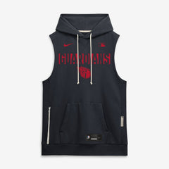Cleveland Guardians Authentic Collection Standard Issue Dri-FIT Sleeveless Hoodie Navy | Nike