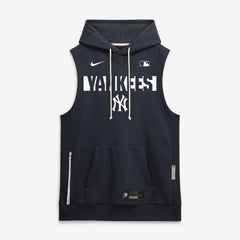 New York Yankees Authentic Collection Standard Issue Dri-FIT Sleeveless Hoodie Navy | Nike