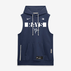 Tampa Bay Rays Authentic Collection Standard Issue Dri-FIT Sleeveless Hoodie Navy | Nike