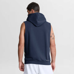Seattle Mariners Authentic Collection Standard Issue Dri-FIT Sleeveless Hoodie Navy | Nike