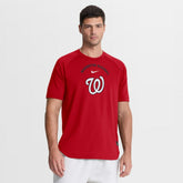 Washington Nationals Authentic Collection Batting Practice Pre-Game Raglan Dri-FIT Top Red | Nike