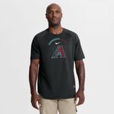 Arizona Diamondbacks Authentic Collection Batting Practice Pre-Game Raglan Dri-FIT Top Black | Nike