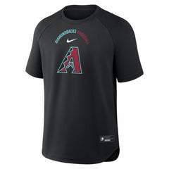 Arizona Diamondbacks Authentic Collection Batting Practice Pre-Game Raglan Dri-FIT Top Black | Nike