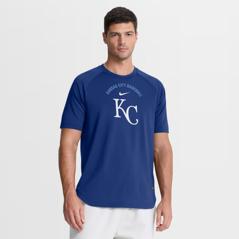 Kansas City Royals Authentic Collection Batting Practice Pre-Game Raglan Dri-FIT Top Royal | Nike