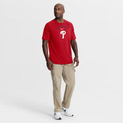 Philadelphia Phillies Authentic Collection Batting Practice Pre-Game Raglan Dri-FIT Top Red | Nike