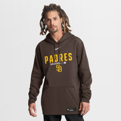 San Diego Padres Authentic Collection Therma-FIT Hoodie Brown | Nike