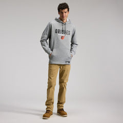 Baltimore Orioles Authentic Collection Therma-FIT Hoodie Heather Charcoal | Nike
