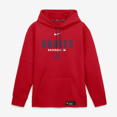Atlanta Braves Authentic Collection Therma-FIT Hoodie Red | Nike