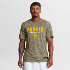 San Diego Padres Authentic Collection Velocity Dri-FIT T-Shirt Brown | Nike