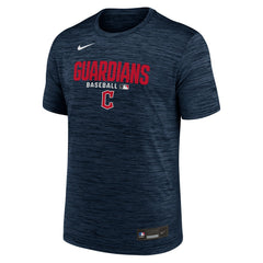 Cleveland Guardians Authentic Collection Velocity Dri-FIT T-Shirt Navy | Nike
