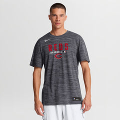 Cincinnati Reds Authentic Collection Velocity Dri-FIT T-Shirt Black | Nike