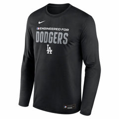 Los Angeles Dodgers Authentic Collection Legend Dri-FIT Long Sleeve T-Shirt Black | Nike