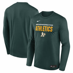 Athletics Authentic Collection Legend Dri-FIT Long Sleeve T-Shirt Green | Nike