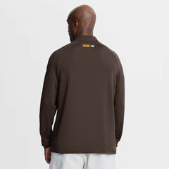 San Diego Padres Authentic Collection Dri-FIT Raglan Half-Zip Pullover Brown | Nike