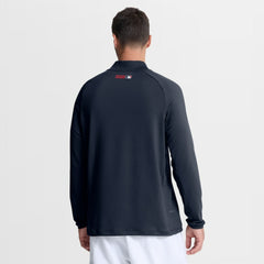 Atlanta Braves Authentic Collection Dri-FIT Raglan Half-Zip Pullover Navy | Nike