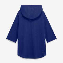 Los Angeles Dodgers Authentic Collection Flux Dri-FIT Raglan 3/4-Sleeve Hooded T-Shirt Gray | Nike