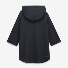 Cleveland Guardians Authentic Collection Flux Dri-FIT Raglan 3/4-Sleeve Hooded T-Shirt Gray | Nike