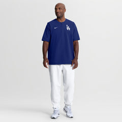 Los Angeles Dodgers Authentic Collection Dri-FIT Quarter-Zip Windshirt Royal | Nike