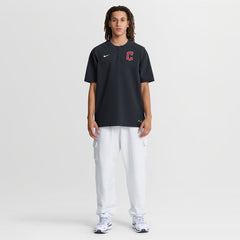 Cleveland Guardians Authentic Collection Dri-FIT Quarter-Zip Windshirt Navy | Nike