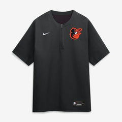 Baltimore Orioles Authentic Collection Dri-FIT Quarter-Zip Windshirt Black | Nike