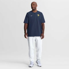 Tampa Bay Rays Authentic Collection Dri-FIT Quarter-Zip Windshirt Navy | Nike