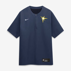 Tampa Bay Rays Authentic Collection Dri-FIT Quarter-Zip Windshirt Navy | Nike