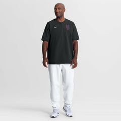 New York Mets Authentic Collection Dri-FIT Quarter-Zip Windshirt Black | Nike