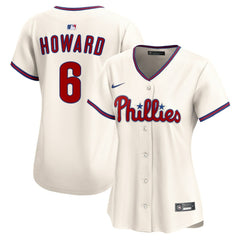 Ryan Howard Philadelphia Phillies Women's Alternate 2 Limited Jersey?- Cream
