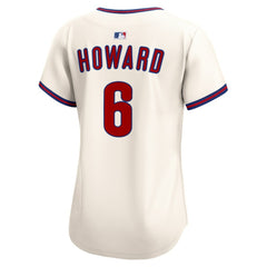 Ryan Howard Philadelphia Phillies Women's Alternate 2 Limited Jersey?- Cream