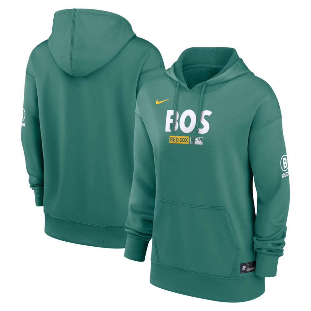 Boston Red Sox Women's Authentic Collection City Connect Therma Hoodie Green | Nike